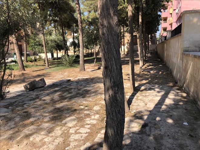 Kızıltepe Ulu Cami´nin bahçesi temizlendi