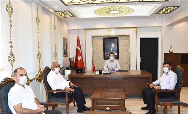 HÜDA PAR Nusaybin İlçe Başkanlığından Kaymakam Temizkan´a ziyaret  