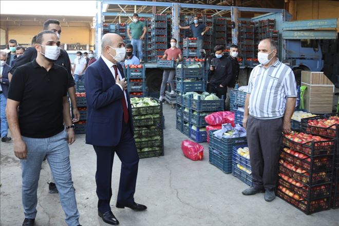 Vali Demirtaş: Kızıltepe´ye yakışır bir sebze meyve hali kazandırmanın gayesindeyiz