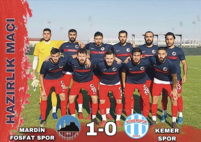 Mardin Fosfat Spor ilk hazırlık maçında galip