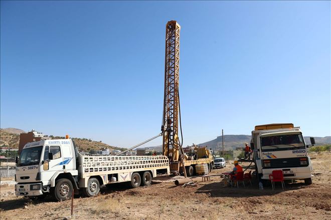 Kabala Mahallesine içmesuyu kuyusu için sondaj çalışmaları başlatıldı