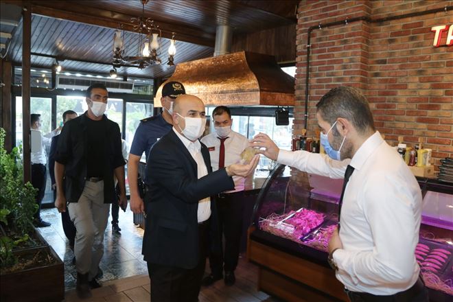 Vali Demirtaş, başkanlığında koronavirüs denetimi