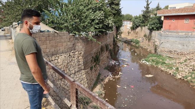 Kızıltepeliler Zergan Deresinin kirliliğine çare bulunmasını istiyor