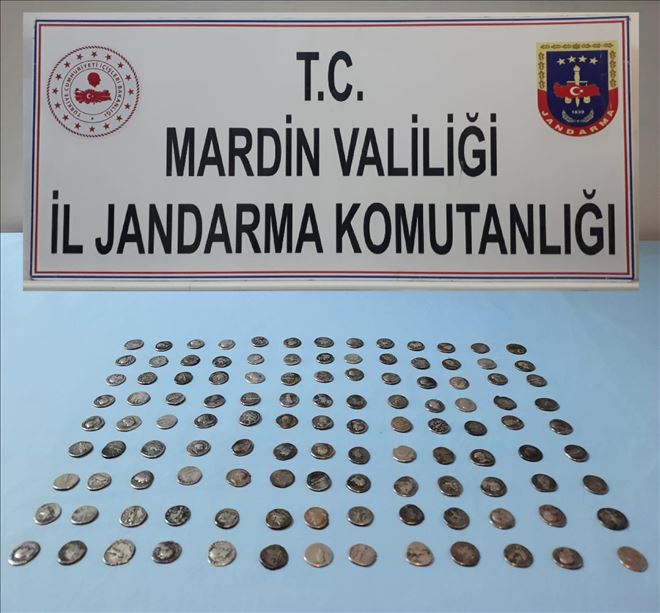 Jandarma Kabala´da tarihi sikke ele geçirdi
