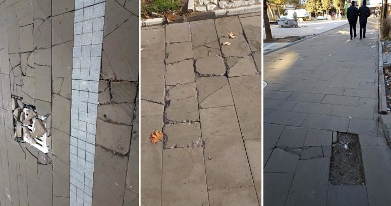 Cumhuriyet Meydanına Döşenen Parkeler Kırılmaya Başladı!