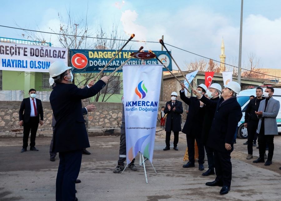 Dargeçit İlçesi Doğalgaza kavuştu