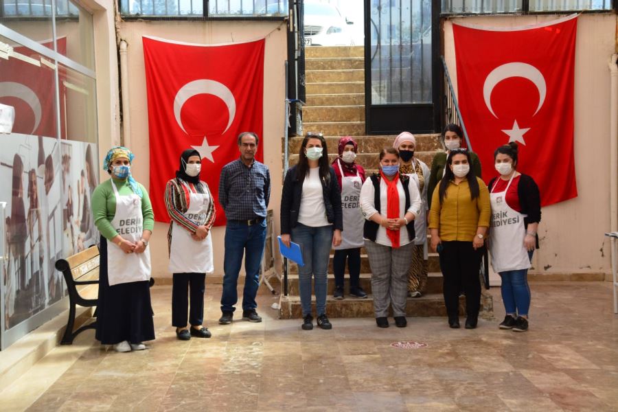 Derik Belediyesinden kadınlara destek devam ediyor