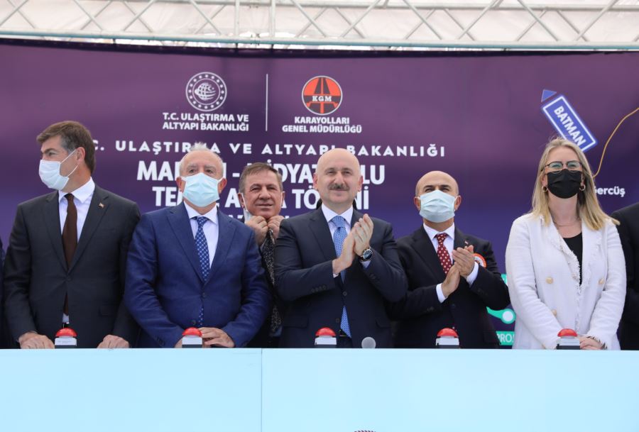 Mardin- Midyat Yolu temel atma töreni yapıldı