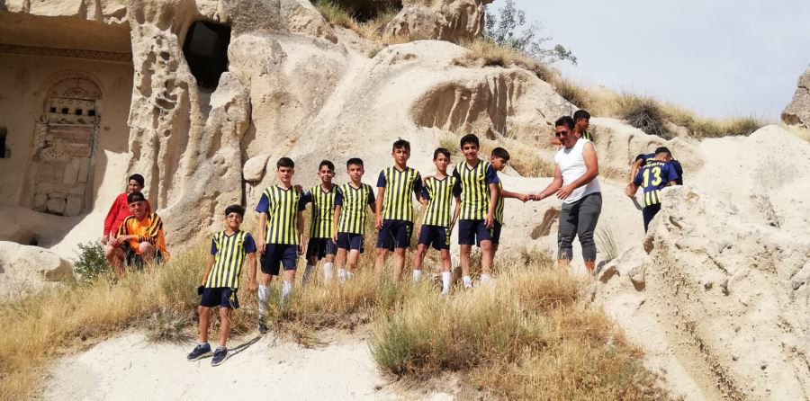 Derikli sporcular Kapadokya