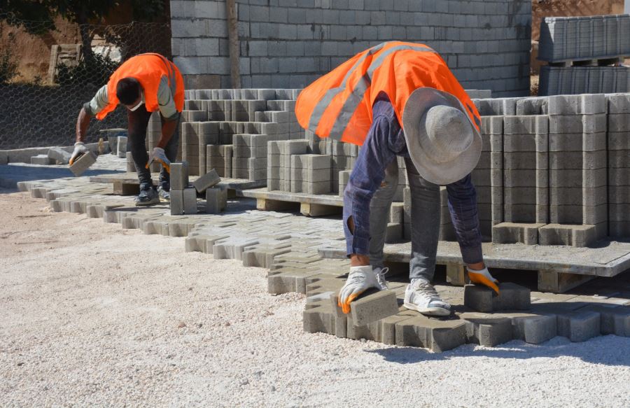Yarımca Mahallesinde Parke Döşeme Çalışması Başladı