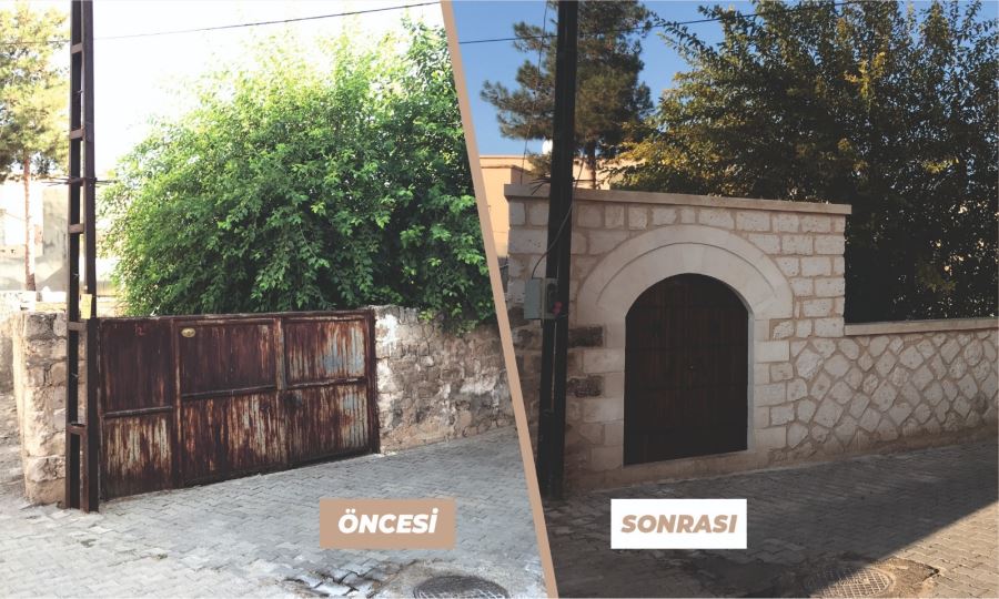 Midyat’ta sokaklar aslına dönüştürülüyor