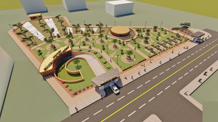 Artuklu ilçesinde iki katlı kapalı otopark projesinin ilk betonu döküldü