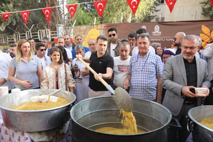 Kızıltepe’de bulgur kaynatma etkinliği
