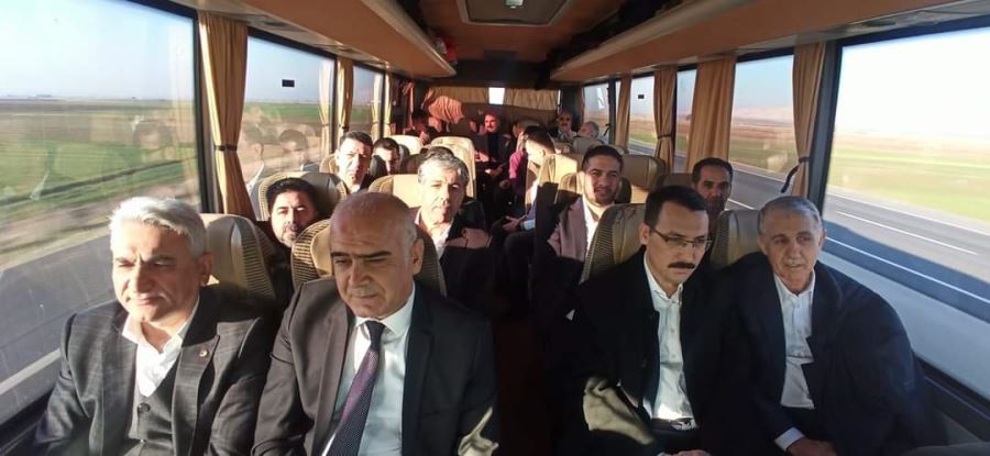 Mardinli heyet taziye için Duhok’a gitti