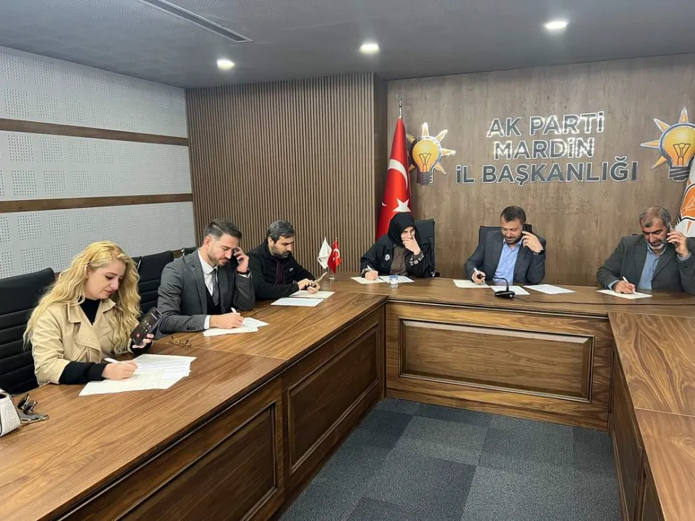 AK PARTİ MARDİN TEŞKİLATI HALKIN NABZINI YOKLADI