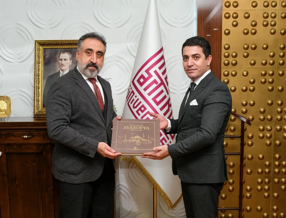 Basın İlan Kurumu Bölge Müdürü MAÜ Rektörünü Ziyaret Etti