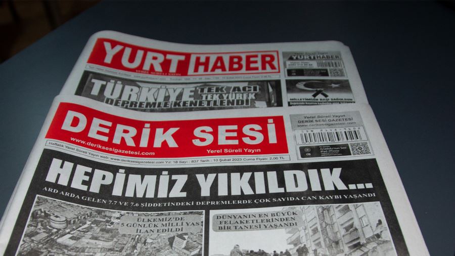 Mardin’deki 7 yerel gazeteden deprem bölgesine destek!