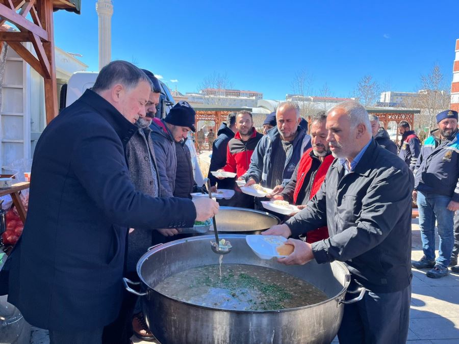 Başkan Tatlıdede Afet Bölgesinde