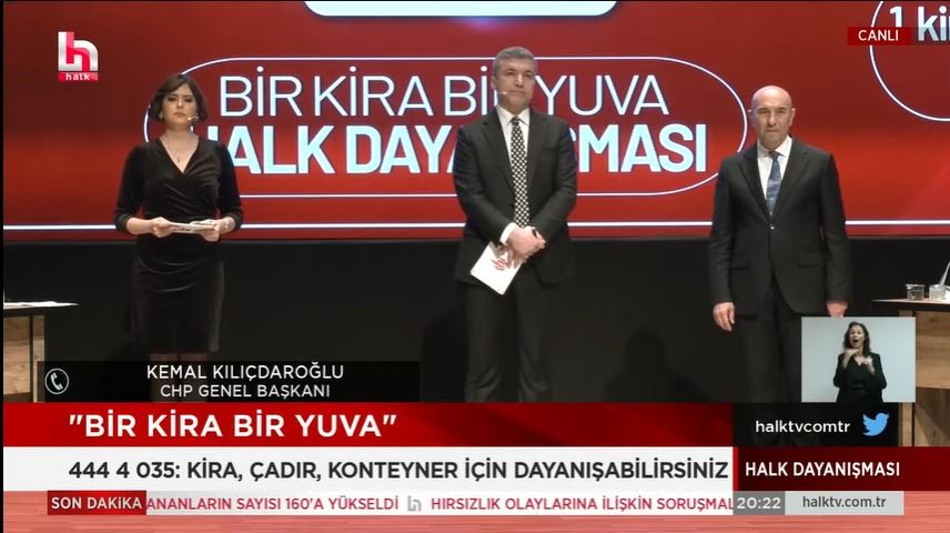 Depremzedeler yararına Bir Kira Bir Yuva’ kampanyası