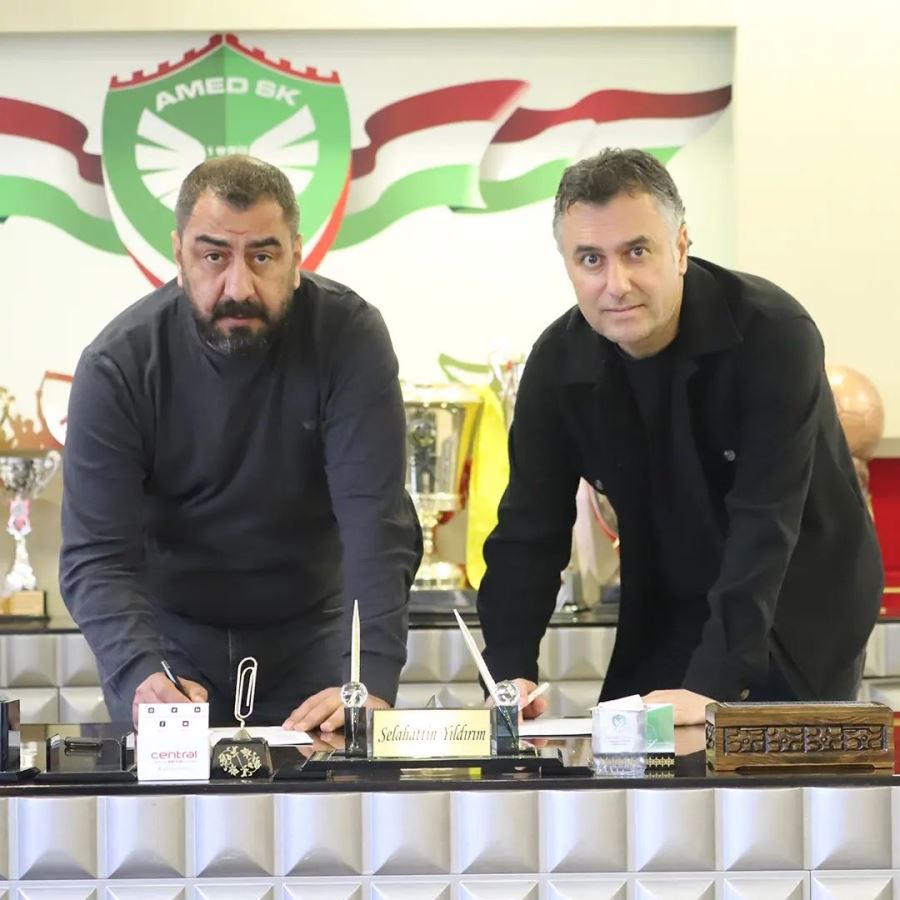 Amedspor: “Yeni teknik direktörümüz Bülent Akan oldu”
