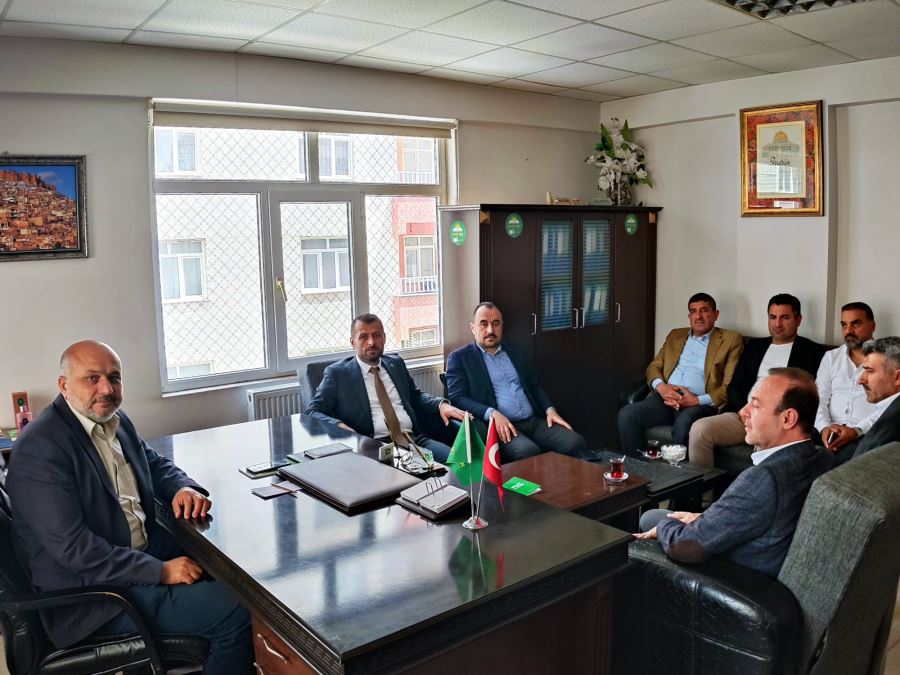 AK Parti il başkanlığı’ndan HÜDA-PAR il başkanlığı’na ziyaret