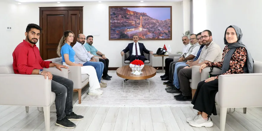 Gazetecilerden Vali Akkoyun’a hayırlı olsun ziyareti