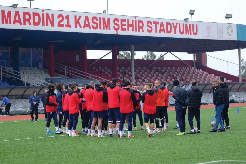 Mardin 1969 Spor’da, Küçükçekmece Sinop Spor maçı hazırlıkları başladı