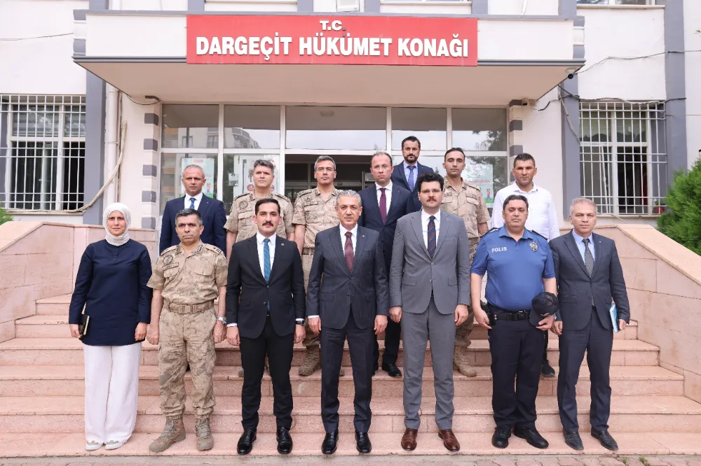 Mardin Valisi  Akkoyun, Dargeçit ilçesini ziyaret etti