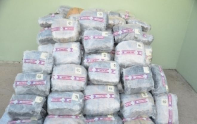 211 Kilo Esrar Ele Geçirildi