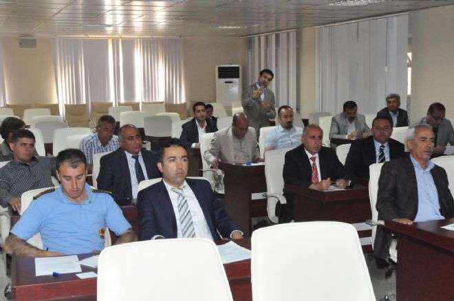 Eşbaşkanlar, birim müdürleriyle toplandı
