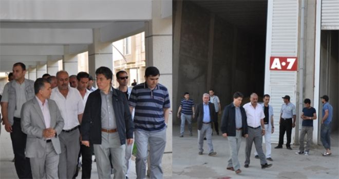 Vali Cengiz Hububat Ticaret merkezini ziyaret etti