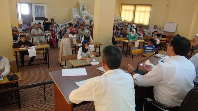 Kur`an kursu öğrencileri birincilik için yarıştı