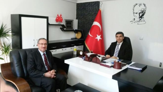 İlçe Müftüsü Milli Eğitim Müdürünü ziyaret etti